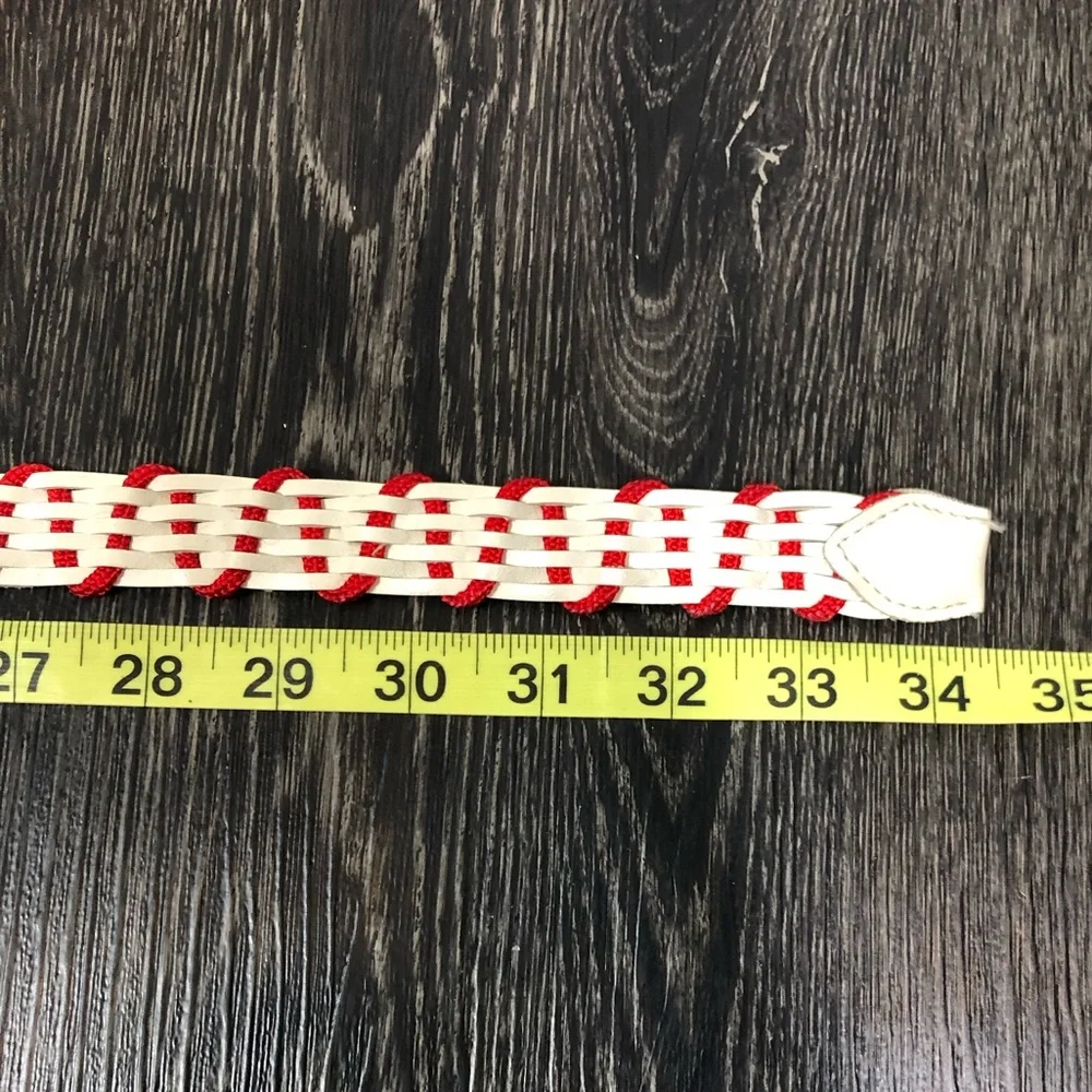 Vintage Braided Leather Belt